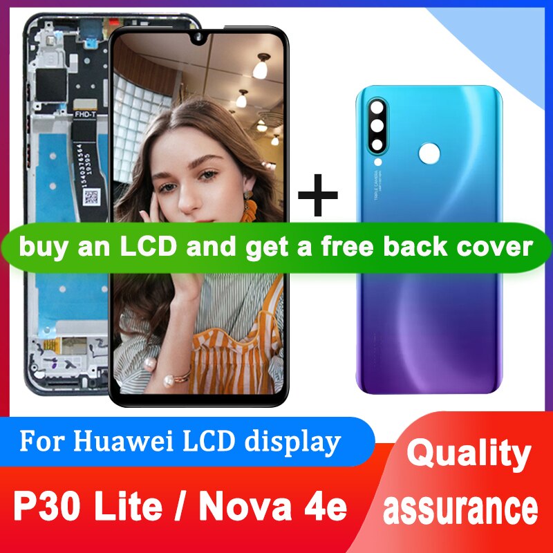 100% ha provato l'esposizione 2312*1080 per la sostituzione LCD MAR-LX1 LX2 AL01 dell'assemblea del convertitore analogico/digitale del Touch Screen di Huawei P30 Lite / Nova 4e