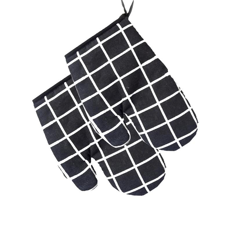 Juego de Guantes Térmicos resistentes al calor para cocina, almohadillas para ollas calientes, guantes para hornear, 2 piezas: Naranja