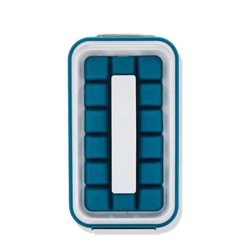 Kreatywny pojemnik na kostki lodu przyrząd robić robienia kulek z lodu czajnik kuchenny akcesoria barowe gadżety 2 w 1 wielofunkcyjny pojemnik: Niebieski