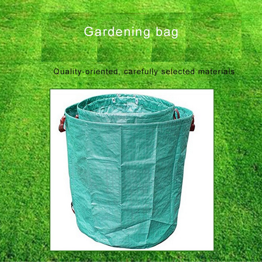 Affaldsopbevaringspose affaldsspand folde pop-up blomsteropsamlingsboks bærbar til haven camping og have blade og blade opbevaring