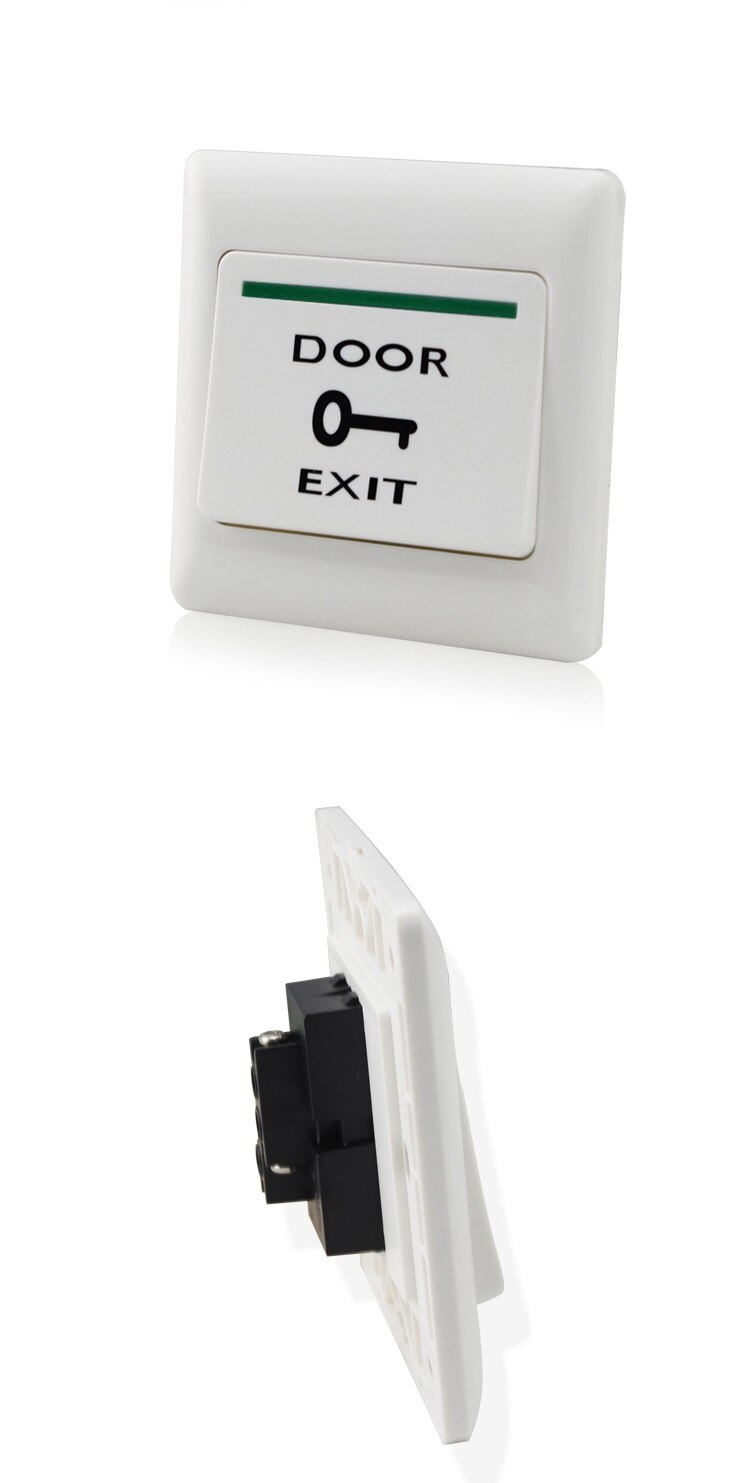 Plastic Exit Button And Switch Imported fireproof PC material, with luminous indicator