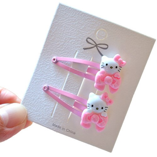 2 Stuks Leuke Cartoon Kat Olifant Meisjes Haar Accessoires Bb Clips Haarspelden Kinderen Hoofddeksels Baby Haar Clips Hoofdtooi: 07