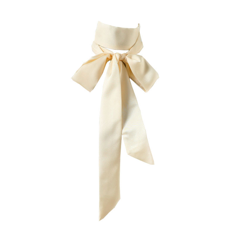 Bufanda de seda lisa de 200cm de largo, banda multifuncional para el pelo, cinta de satén, corbatas, pajaritas, decoración para asa de bolsa