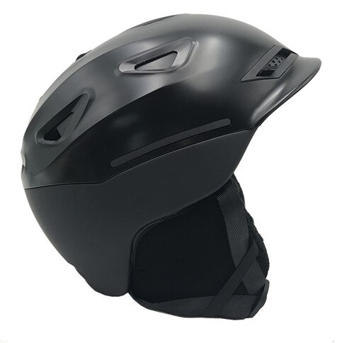 EPS + ABS-funda de cascos de esquí para hombre y mujer, gorro para casco de moto, esquí, nieve, deportes, patinaje: Negro