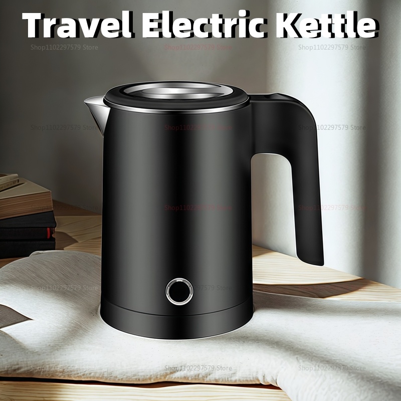 Draagbare roestvrijstalen waterkoker Theepot Koffieketel 500 ml capaciteit met LED-display Uitschakelen bij het koken van een veilige waterkoker