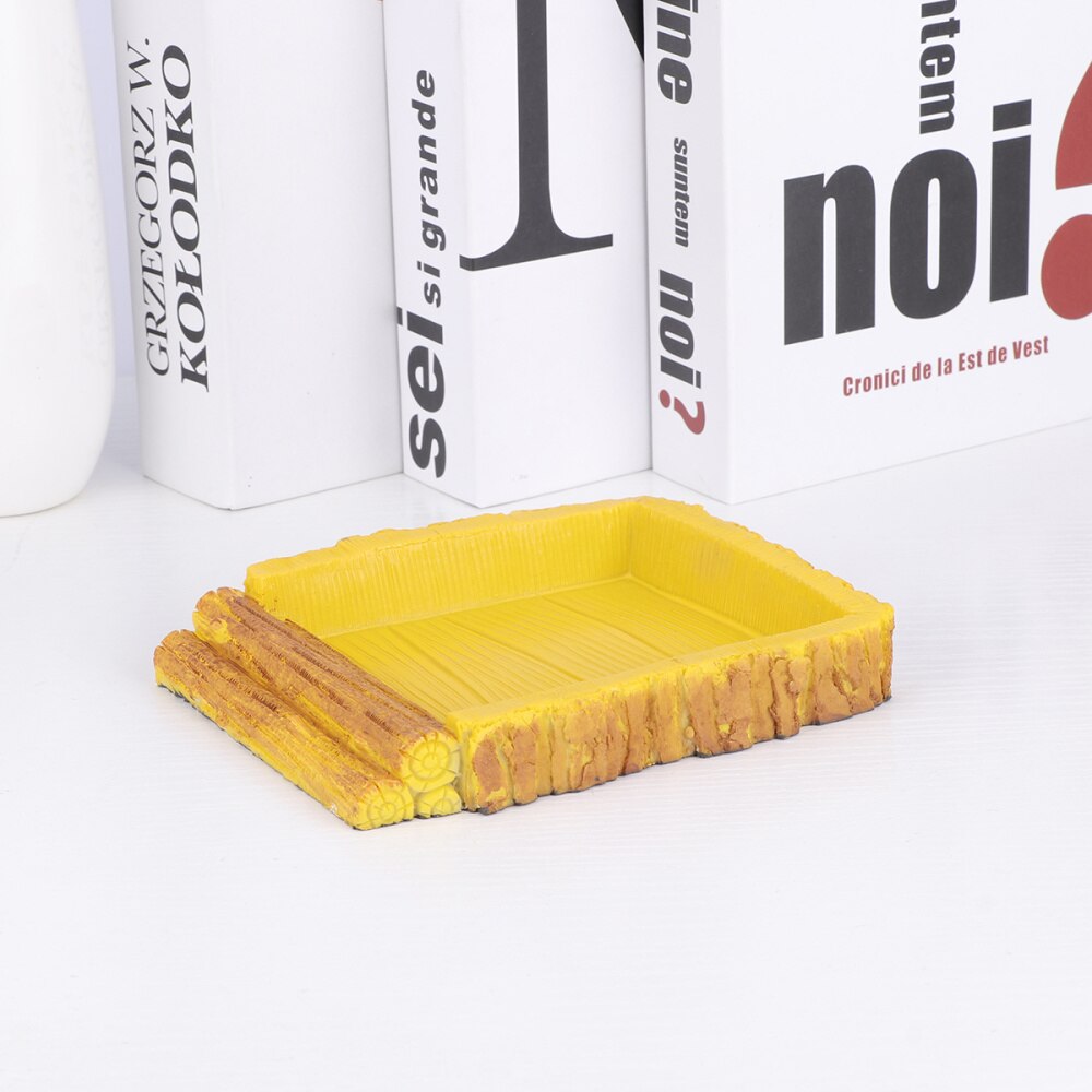 1PC Lizard Turtle Reptile Pet Food Bowl Water Tray Feeding Bowl Drinking Foods Feeder Container