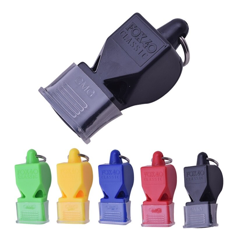 1Pcs Whistle Plastic Fox 40 Soccer Football Basketball Hockey Baseball Sports Referee Whistle Survival Outdoor Like