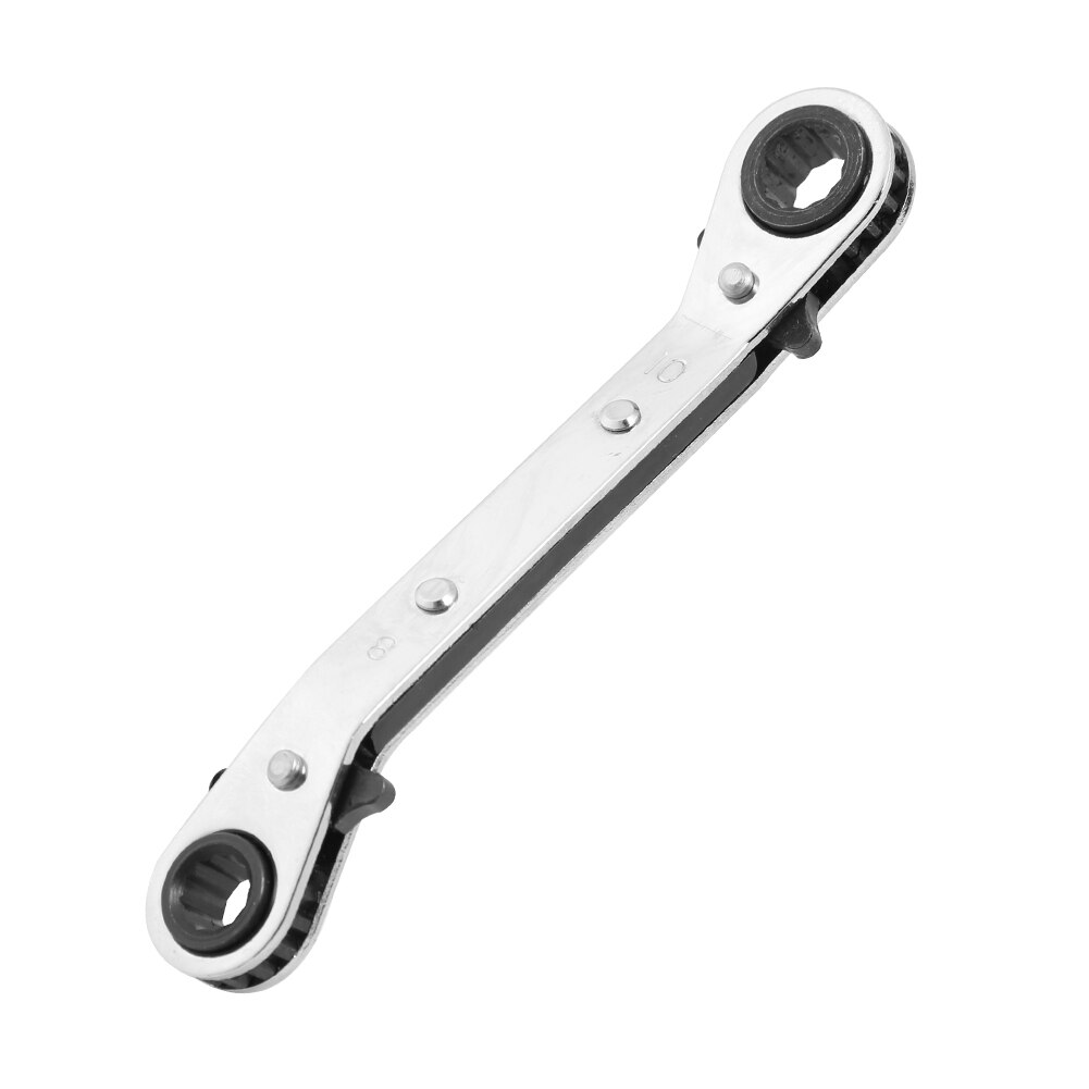 Axle Fit Bicycle Bike Repair Tool Chrome Vanadium Ring Double Head Ratchet Wrench Metric Combination Spanner Tool: 8x10