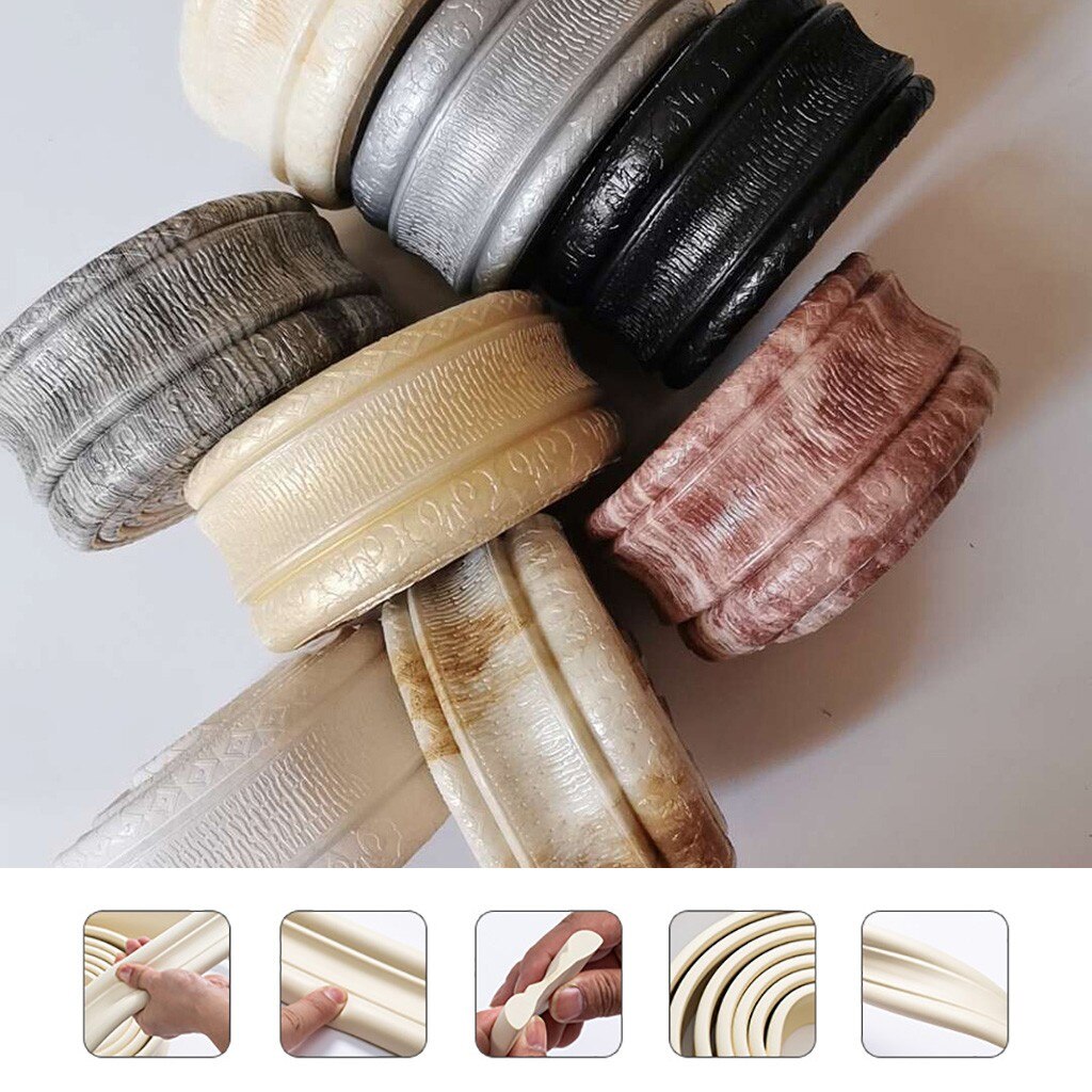 Kitchen Window Accessories 3D Selfadhesive Waterproof Pattern Wallpaper Border Wall Decor Removable edge gap Sticker#15