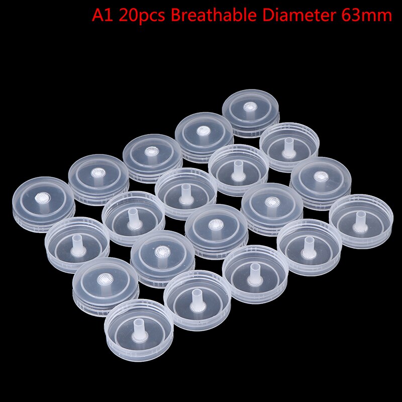 20PCS 240ml 350ml 650ml Tissue Culture Bottle Cap Breathable Special Cap Culture Cap Diameter 53/63/70mm: A1