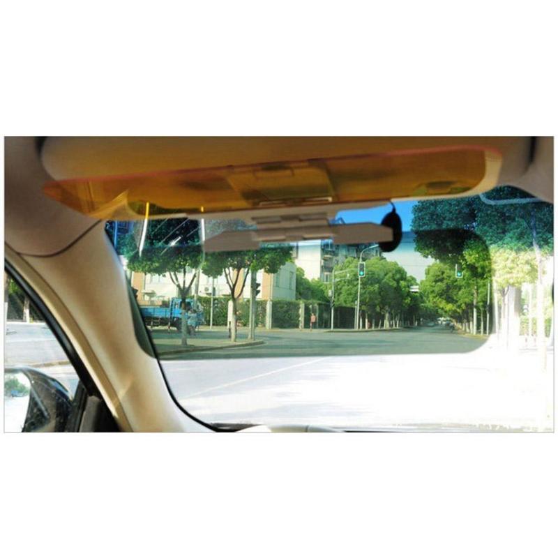 Auto Zonneklep HD Anti Zonlicht Dazzling Goggle Dag Nachtzicht Rijden Spiegel UV Fold Flip Down Clear View