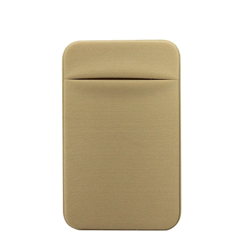 Mini adhesivo Universal para teléfono móvil, bolsillo adhesivo delgado, tarjetero, bolsa extraíble, billetera, palo firme, práctico: Rosa fuerte