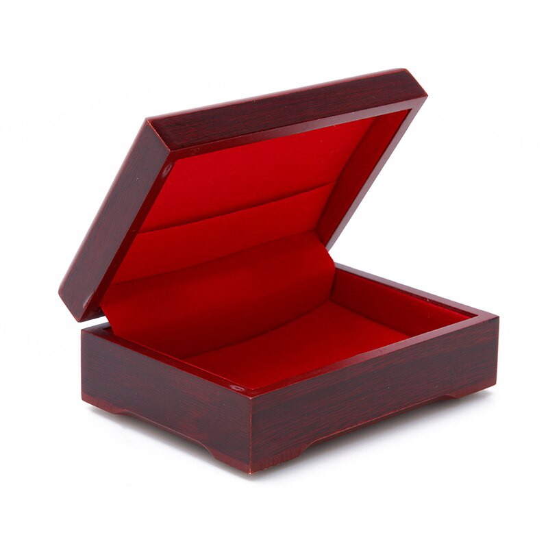 Pokerboks spillekort container opbevaring kuffert pakning poker bridge box: 1pc træ