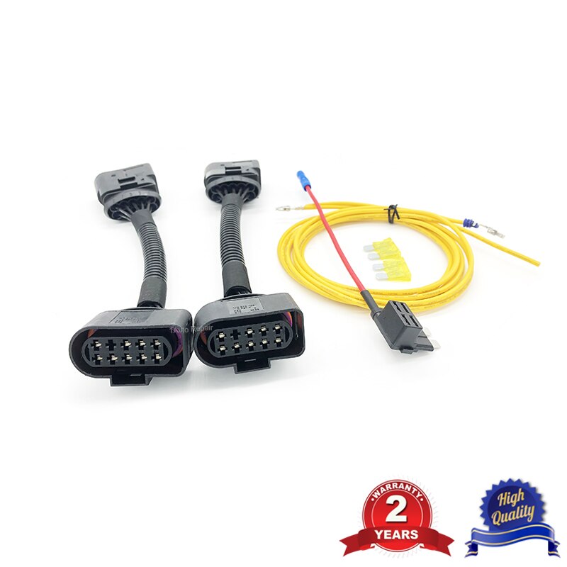 For vw transporter  t5 to t5.1 facelift ajovalojen muuntosovitin johtosarjan liitin