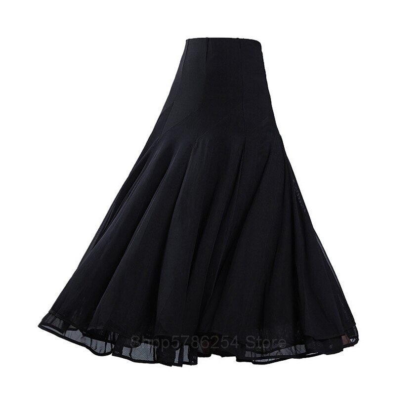 Voksen sceneoptræden flamenco nederdel kvinder piger spansk sigøjner gade mavedans kostume to-lags chiffon storvinget fluekjole