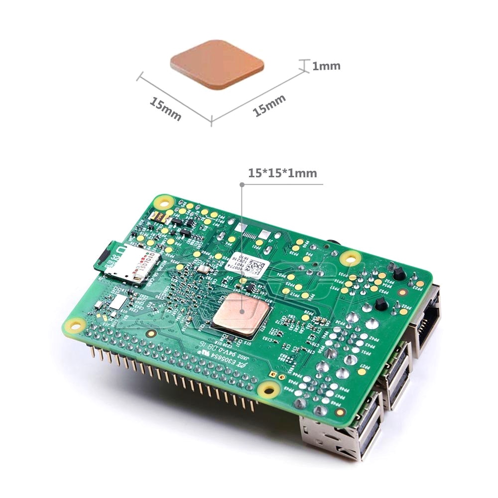 52Pi オリジナル新! CNC 極端な冷却ファンヒートシンクキットのみラズベリーパイ 4 B/3 B +/3B プラス/ 3 B 、含めないパイボード