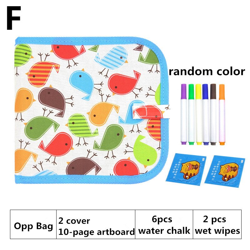 VIP 1 Set Portable Soft Chalk Drawing Board: F 10 pages