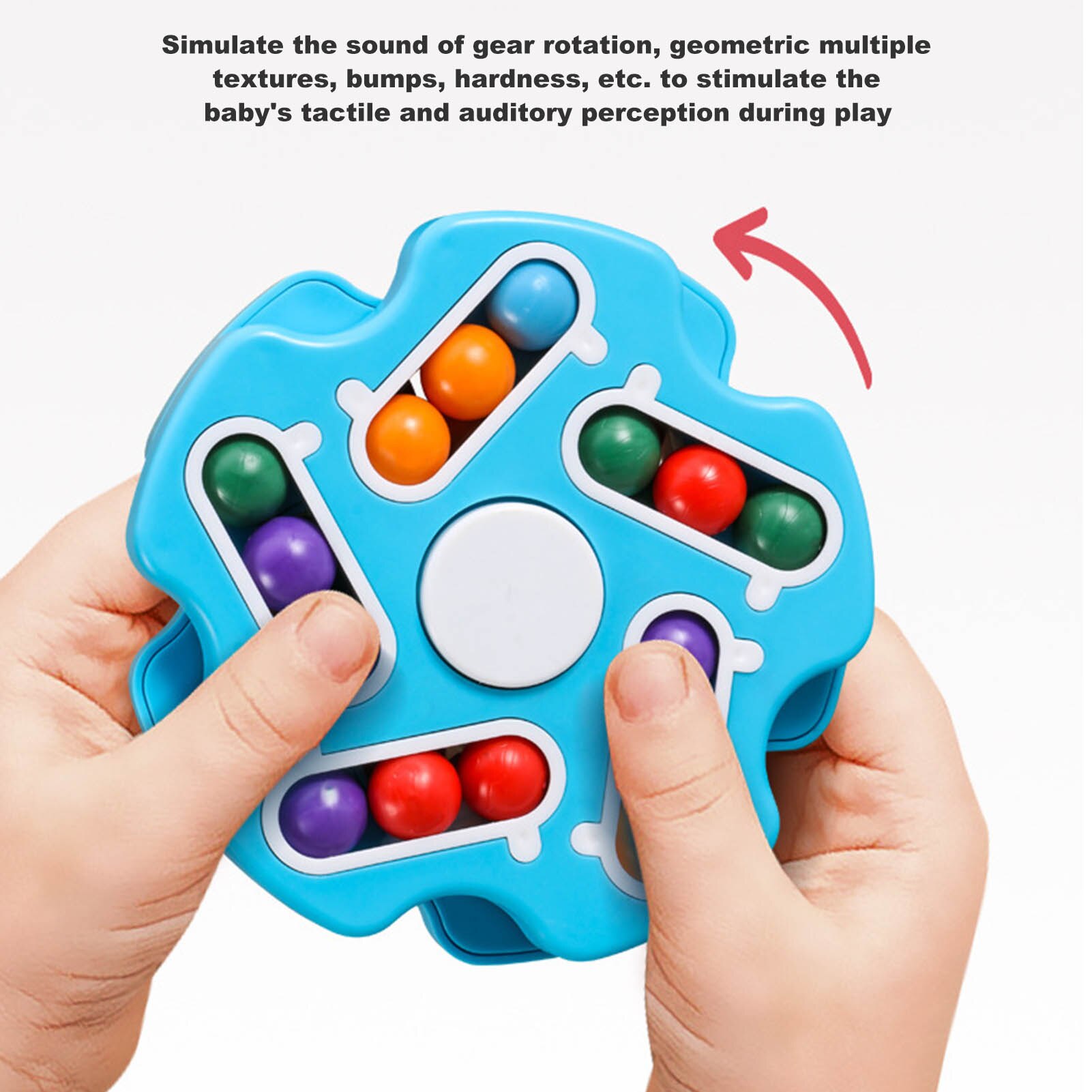 Spinning Magic Bean Intellectual Fingertip Finger Children's Burger Toy Stress Relief