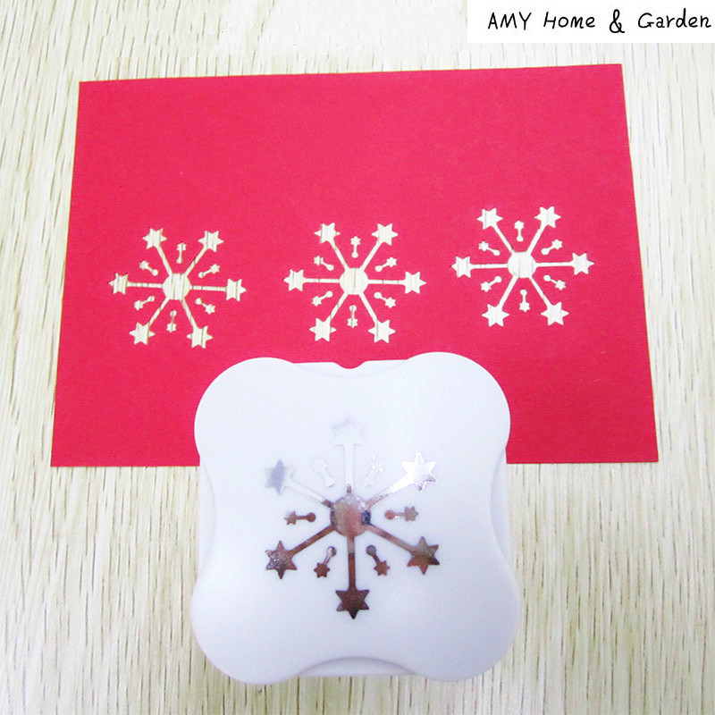 Embossing Crafts And Scrapbooking Foam Cutter Machine Diy Scrapbook Furador Eva Paper Large Shaped Hole Punch Flowers Hand Tools