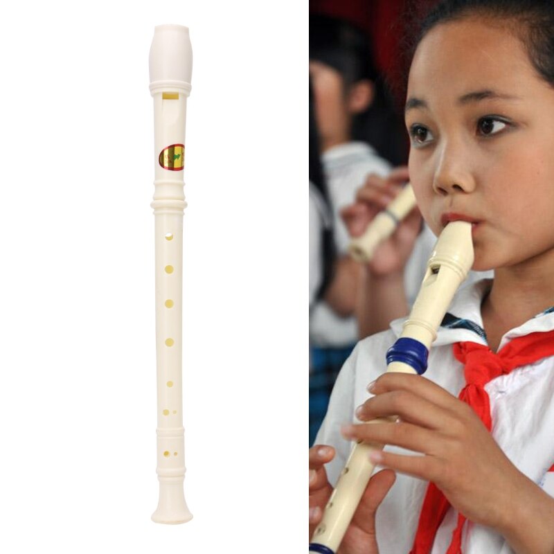 Plastic Instrument Musical Sopraan Recorder Lange Fluit 8 Gaten