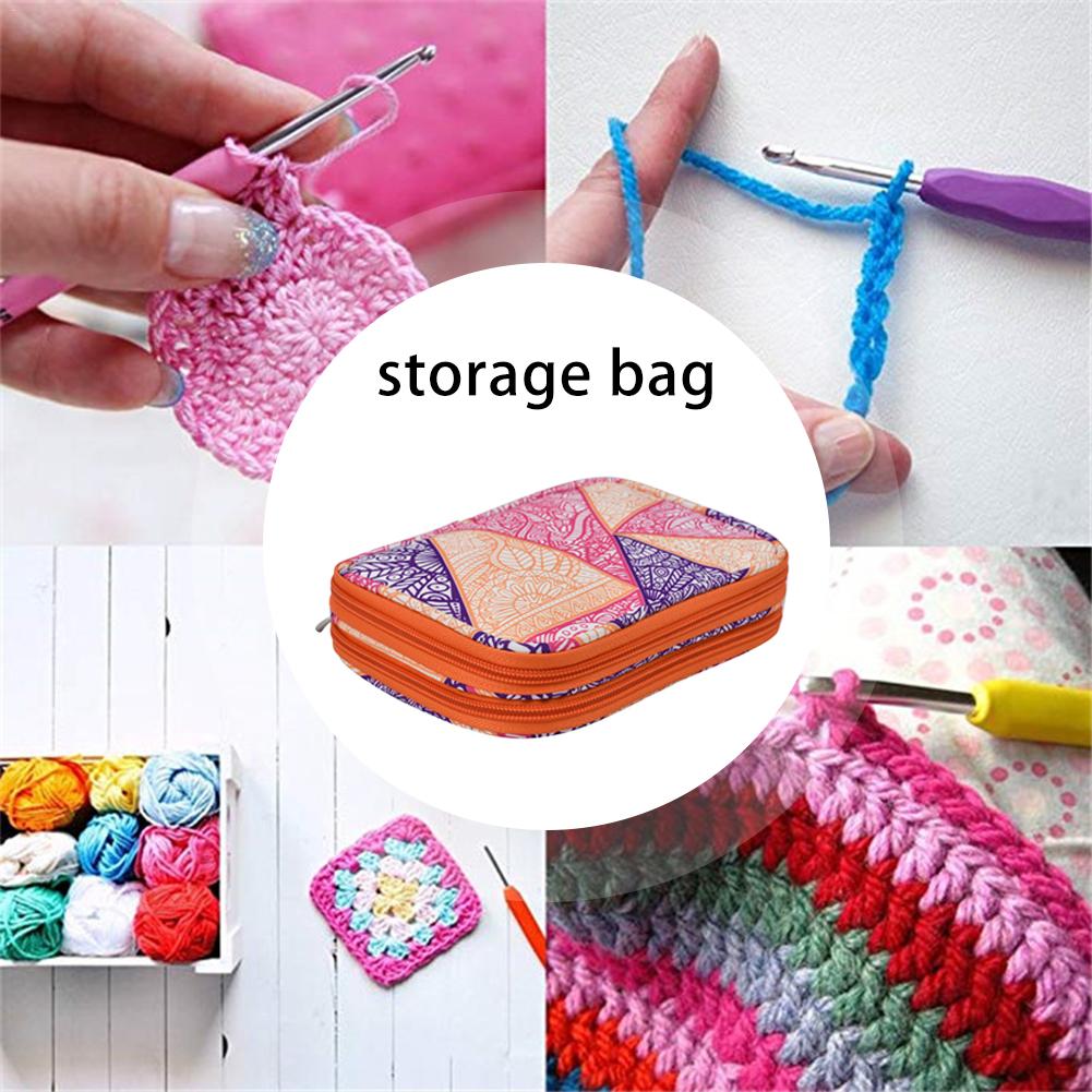 Wire Mesh Wool Storage Bag Knitted Basket Weaving Round Basket Tool Tote Line Yarn Crochet Thread Hanging Organizer Box