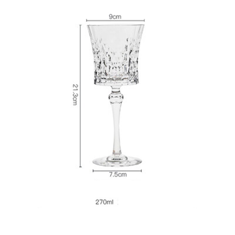 1Pcs Romantische Liefde Serie Beker Loodvrij Kristal Vintage Rode Wijn Glas Champagne Whiskey Cup Fans platte Cup