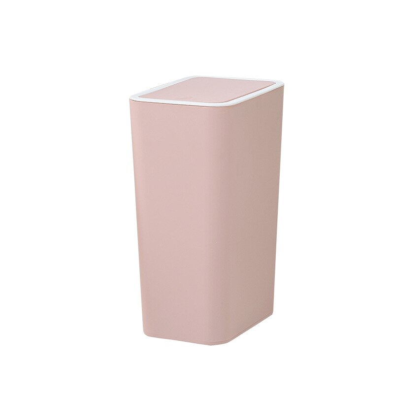 kitchen trash cans recycle bin cubo basura reciclaje cube garbage recycling living room waste Press The Cover garbage bin: pink