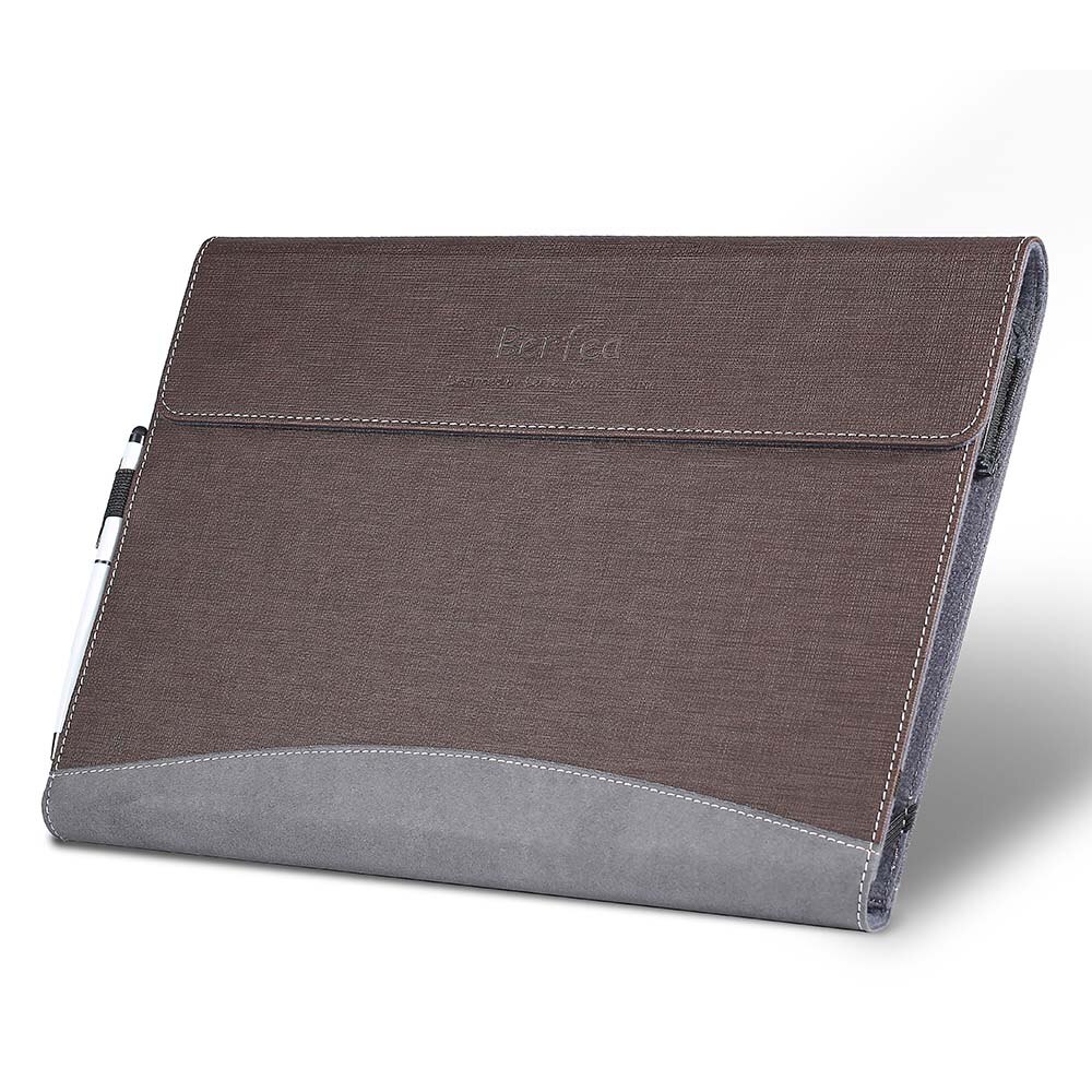 Luxury Cover Case for HP Spectre Pro X360 G2 13.3 Notebook Laptop PU Leather Protective Skin Business Cover: Brown