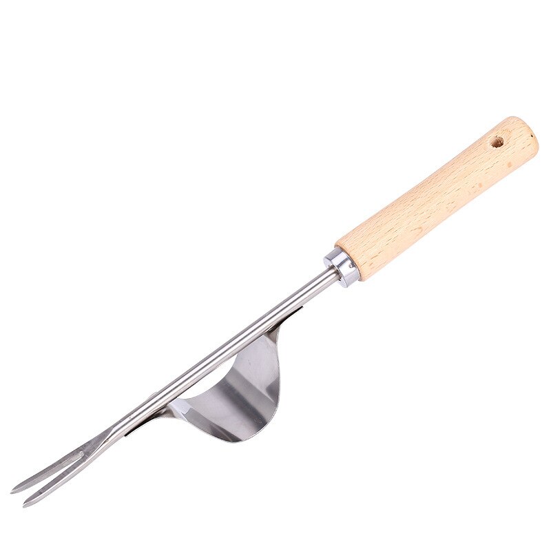 Outil de désherbage manuel en acier inoxydable, désherbeur manuel de jardin pour enlever les chardons de pissenlits et autres mauvaises herbes, outils de jardinage pour creuser la pelouse