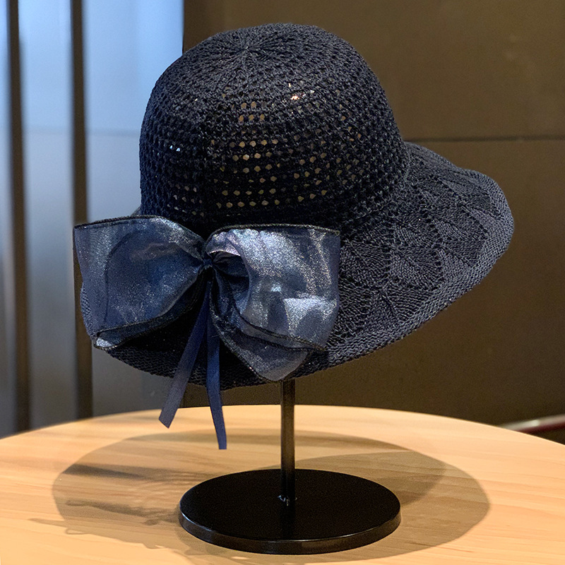 Summer Bucket Hat Woman Beach Sun Hats Leisure Journey Outdoors Vacation Accessories UV Protection Big Brimmed Hat: a2
