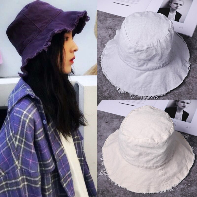 Kvinder solhat bred skygge bøttehætte åndbar til sommer strand udendørs als 88