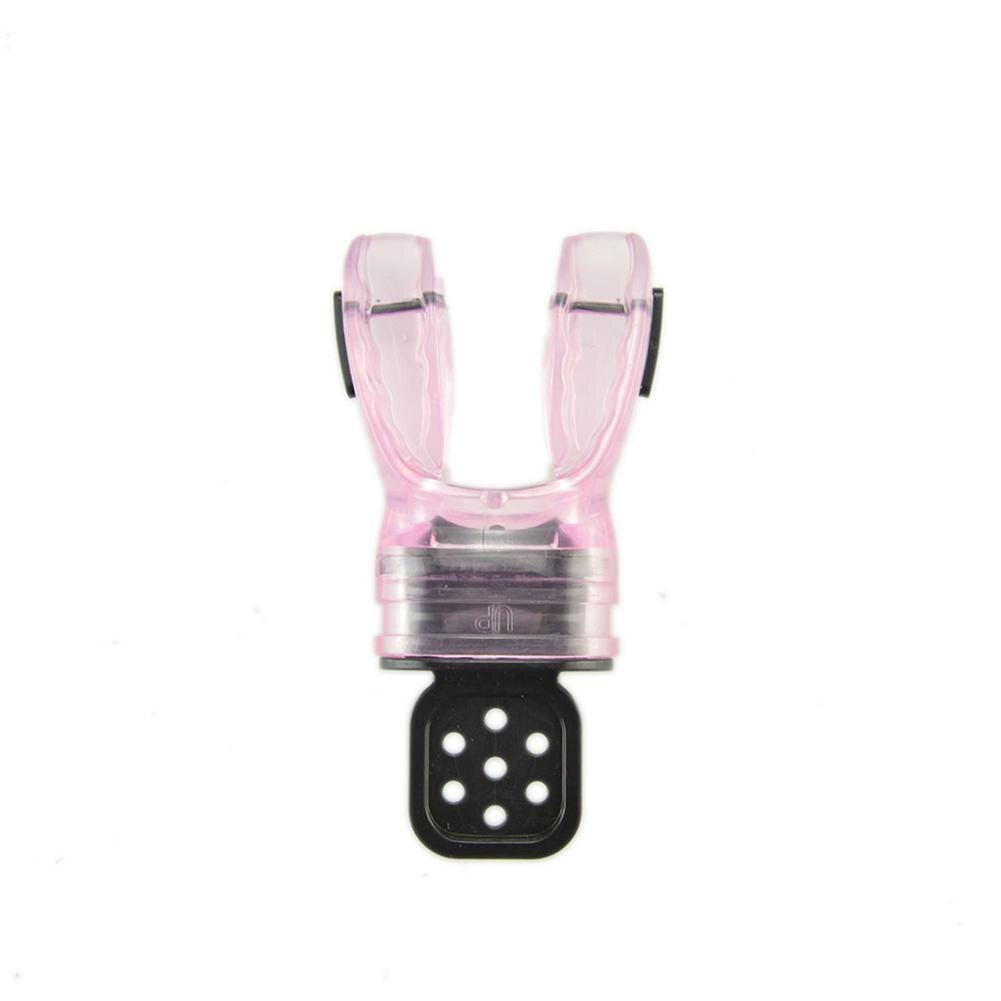 Embout thermoplastique fabriquable équipement de plongée en apnée régulateur de plongée sous-marine pour adulte régulateur plongée accessoires de surf: Pink