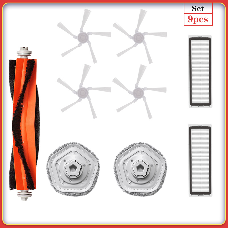 Dreame Bot W10 W10pro Selbstreinigender Roboter-Staubsauger und Wischreiniger Ersatzteile Zubehör Waschbarer Hepa-Filter-Ersatz: Brown