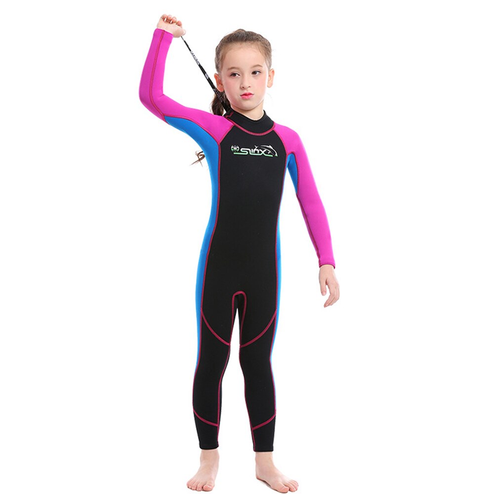 Mute a maniche lunghe in Neoprene SLINX mute da sub per ragazzi/ragazze bambini Rash Guards un pezzo surf nuoto Snorkel bambino
