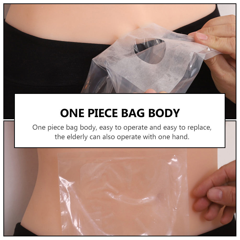 Bolsas de ostomia de 30 piezas para pacientes, bolsas de ostomia portátiles, bolsas de colostomia, bolsas de ostomia