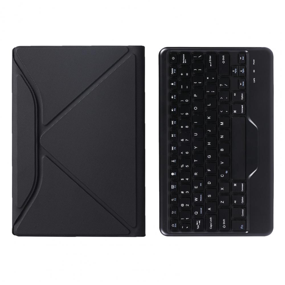 Für Samsung TAB A8 SM-X205/X200 Tablet Tastatur Fall Bluetooth-kompatibel Tastatur Fall Abnehmbare Touchpad Volle Schutzhülle: Black B