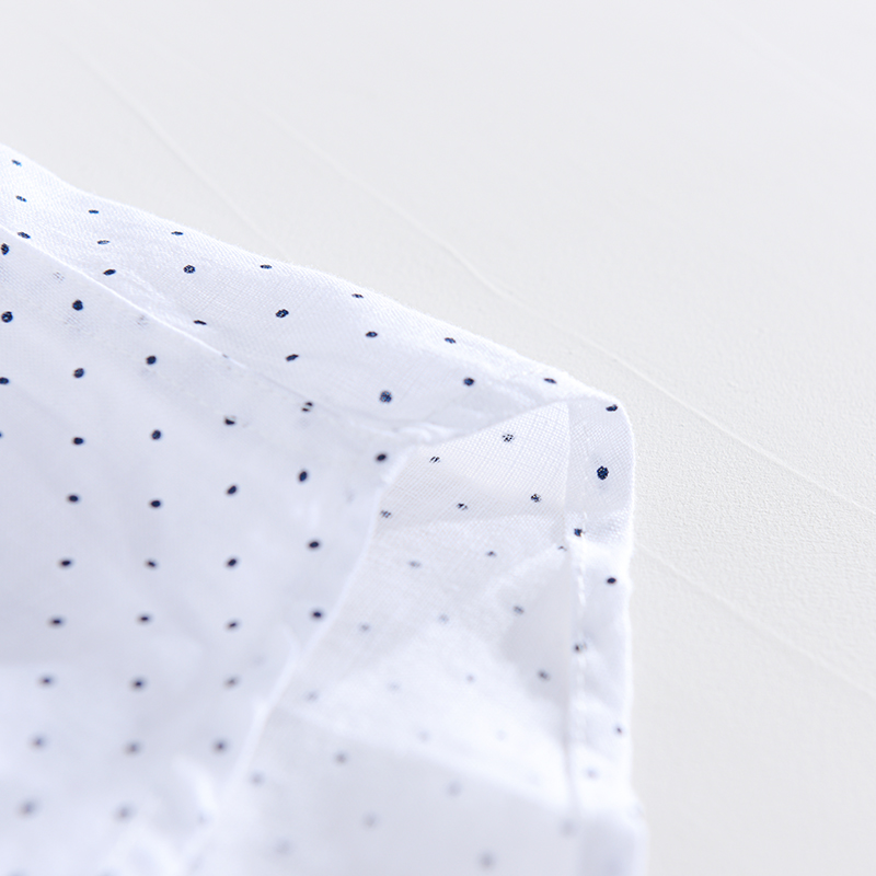 Camisas de primavera para hombre, camisa holgada de lino 100% a la con lunares, ropa de Y2546 de talla grande para hombre