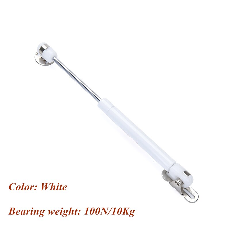 100N Furniture Hinge Kitchen Cabinet Door Lift Pneumatic Support Hydraulic Gas Spring Stay Hold Pneumatic hardware: White