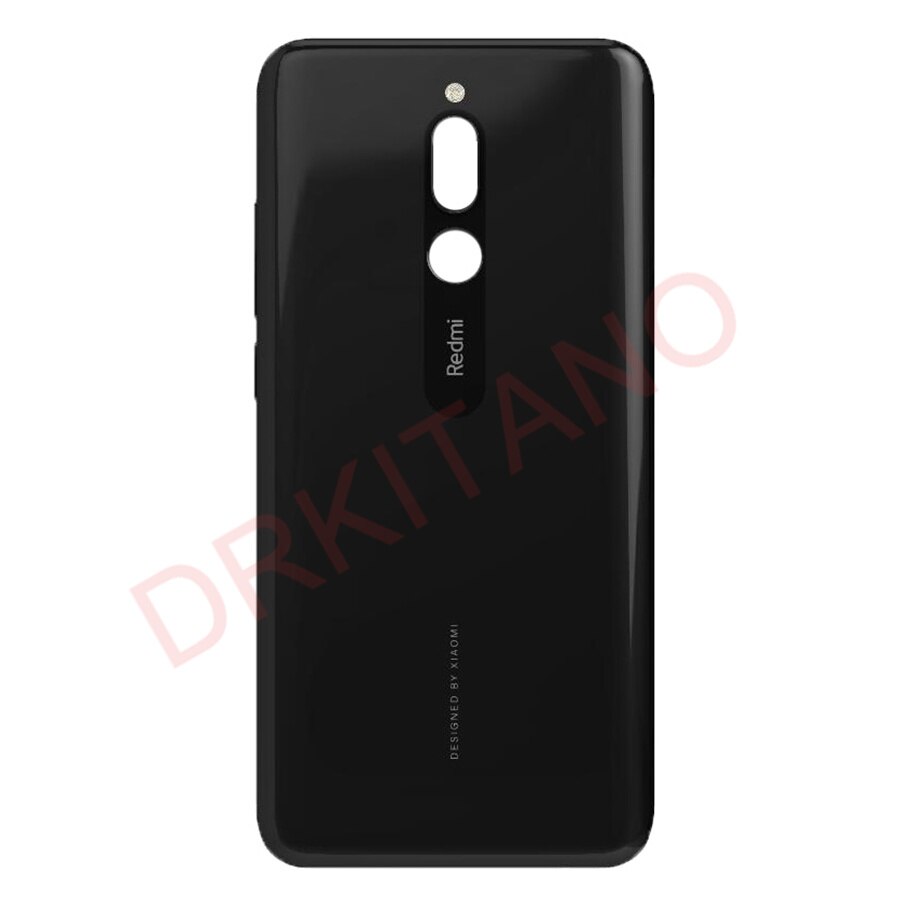 Voor Xiaomi Redmi 8 Batterij Cover Terug Behuizing Achterklep Case Voor Redmi 8 Batterij Cover Mobiele Telefoon Vervangende Onderdelen: Black