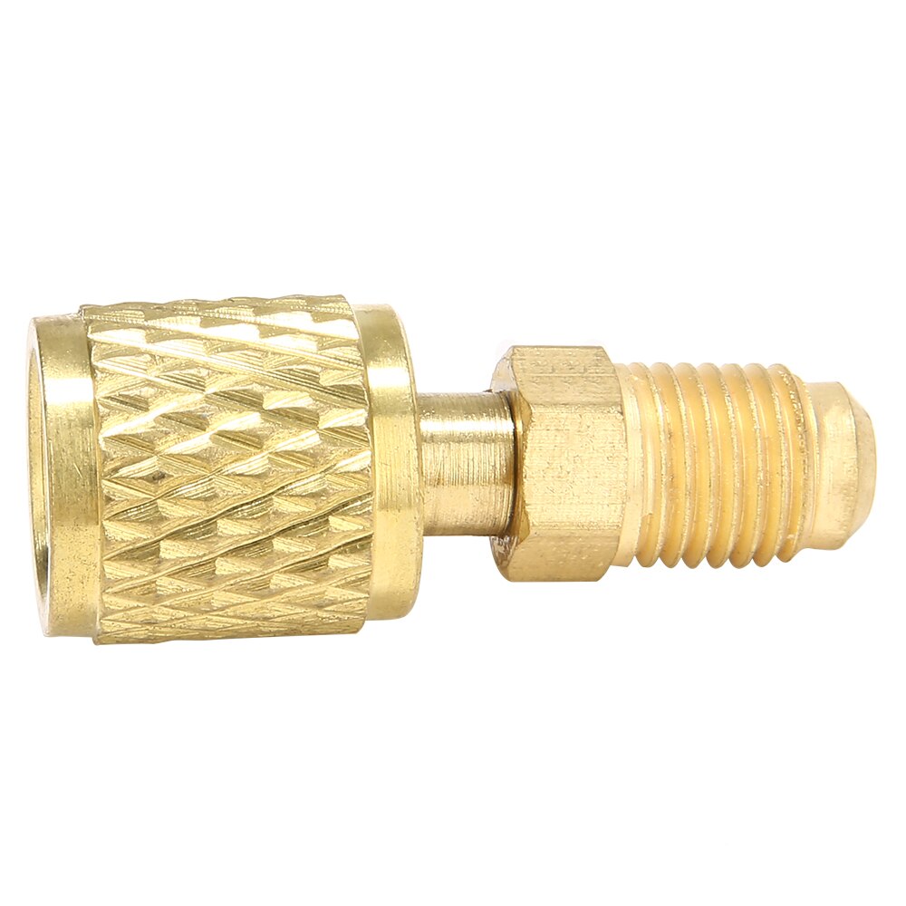 Adaptateur de tête Mobile r, raccord mâle 1/4 x W 5/16 SAE pour climatisation R410A R22 R407 R32 outil de réfrigération