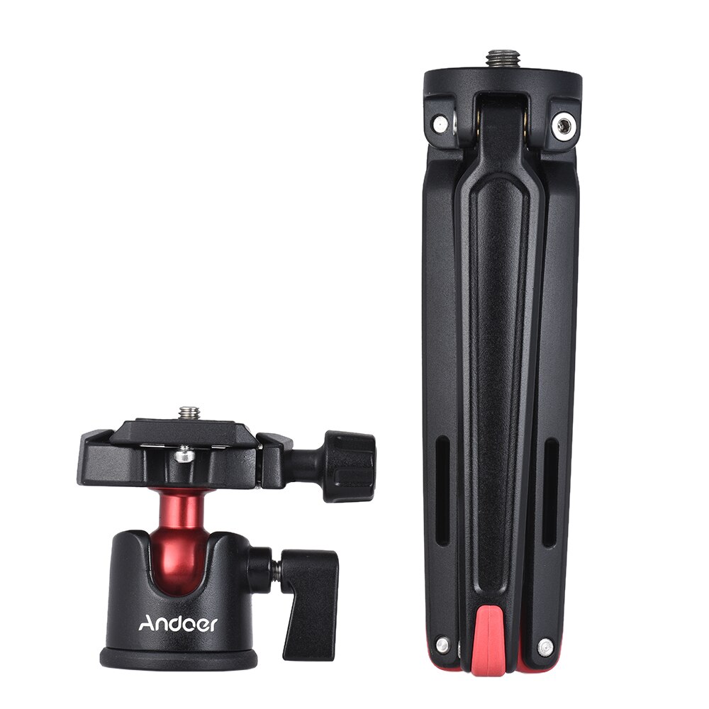 Andoer Mini Handheld Reizen Tafelblad Statief Met Balhoofd Voor Canon Nikon Sony Dslr Mirrorless Voor Smartphone Voor Gopro 5