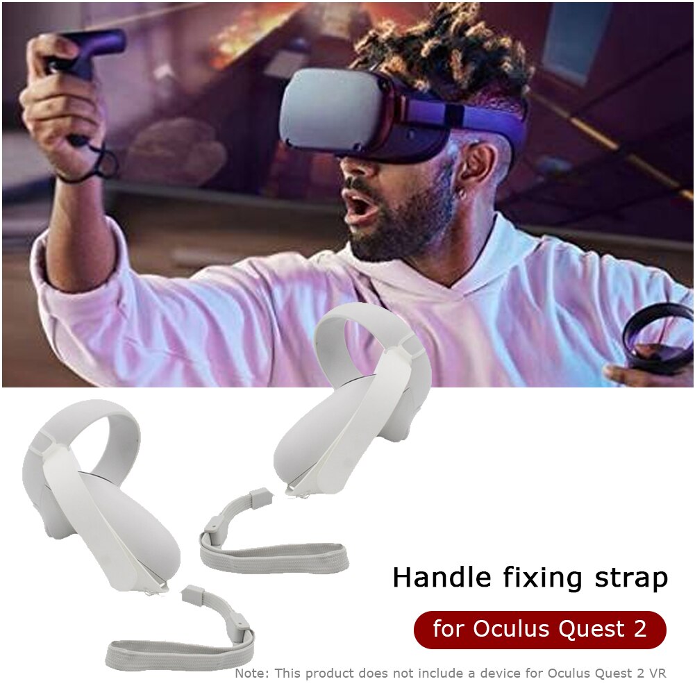 Anti-Off Hand Knuckle Band Voor Oculus Quest 2 Vr Touch Controller Verstelbare Handgreep Pols Riem Voor oculus Quest 2