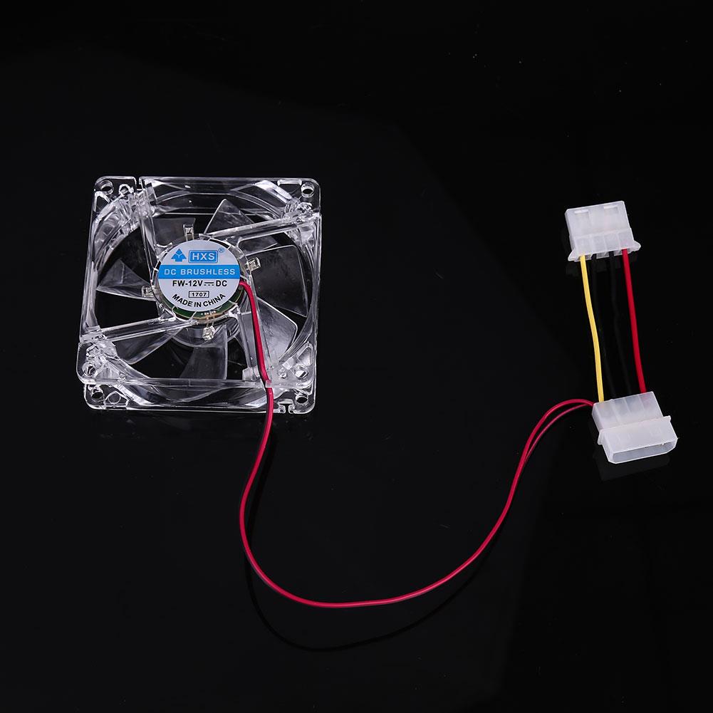 Plug Pc Cpu Koelventilator Mini Cpu Koelventilator Computer Accessoires 12V Cpu Cooling Fans Pc Computers 120 Mm radiator Motor Case
