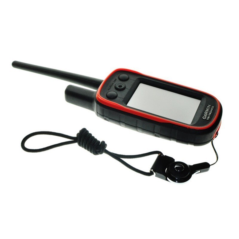 Svart halsreim lanyard for håndholdt gps garmin astro 100 220 320 avtakbar lanyard gps tilbehør