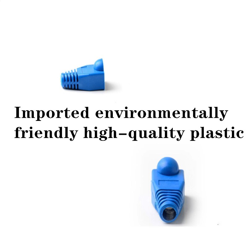 RJ45 Cap Connector CAT5E CAT6 Plug Cap Ethernet Network Cable Strain Relief Boot Protect Cover