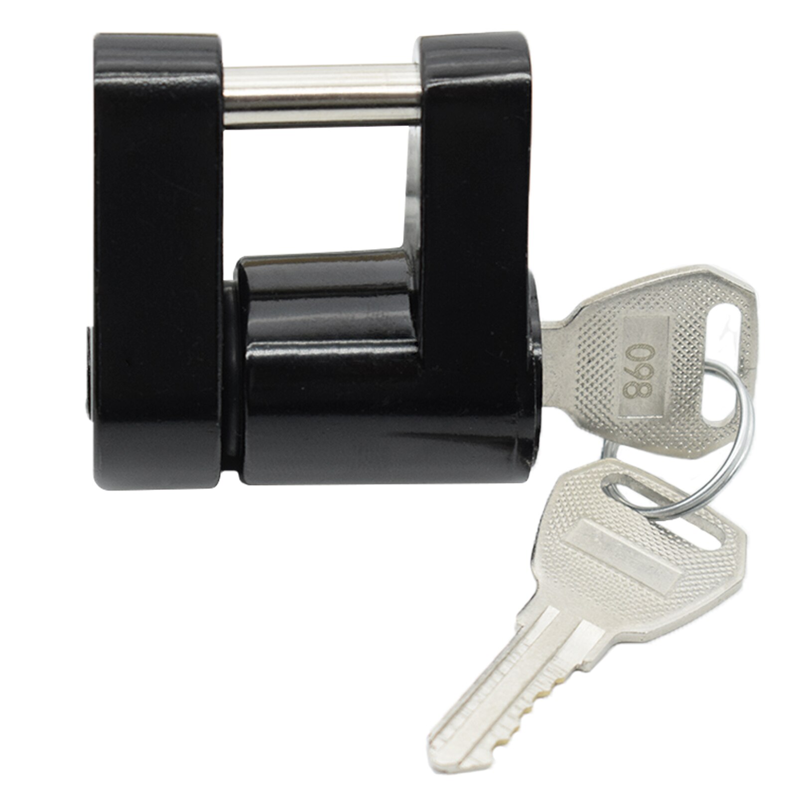 Trailer Hitch Coupler Lock Heavy-Duty Hook Lock Anti-theft Durable Trailer Coupler Padlock Repalcement Parts Security Protector