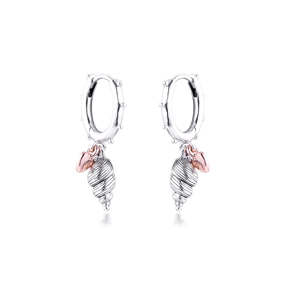 Ckk øreringe mousserende dobbelt øreringe sterling sølv smykker 100%  til kvinder brincos kolczyki pendientes accesorios mujer: Rød