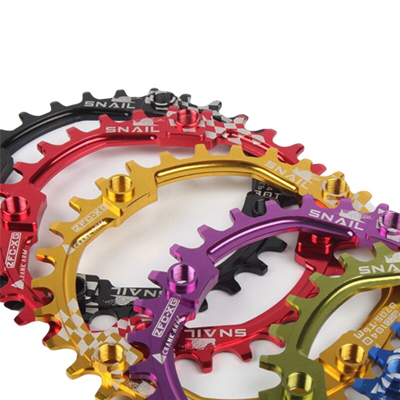 Deckas 104BCD Round Narrow Wide Chainring 30T Single Aluminum Alloy Chainwheel For Bicycle Road Mountain Bike MTB
