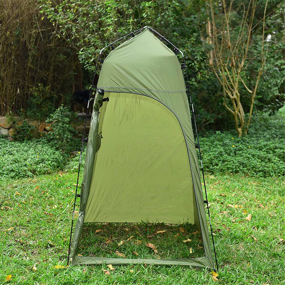 Portable Outdoor Shower Bath Changing Fitting Room Camping Tent Shelter Waterproof Beach Privacy Toilet Tent 120x120x195cm