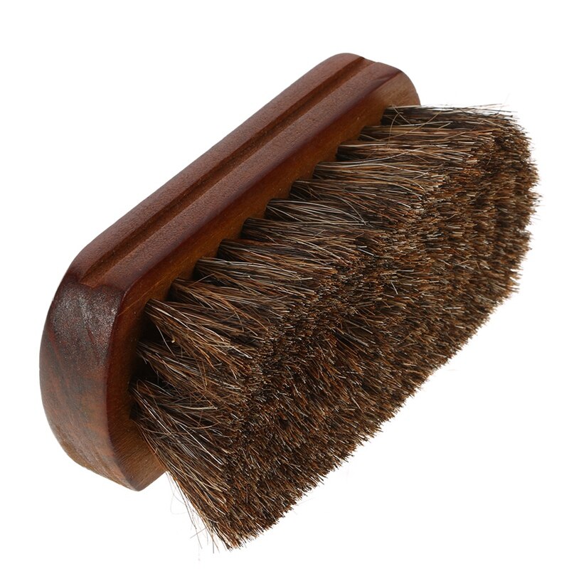 Holz Griff Natürliche Pferd Haar Schnurrbart Bart Pinsel Gesichts Bart Reinigung männer Rasierpinsel Barbier Salon Gerät Werkzeuge
